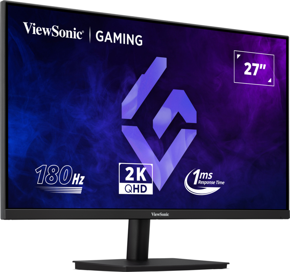 ViewSonic　VX2780-2K　27型　IPSパネル　2021年製　中古 ViewSonic 27型 エルゴノミクスデザイン IPSパネルWQHD液晶モニター